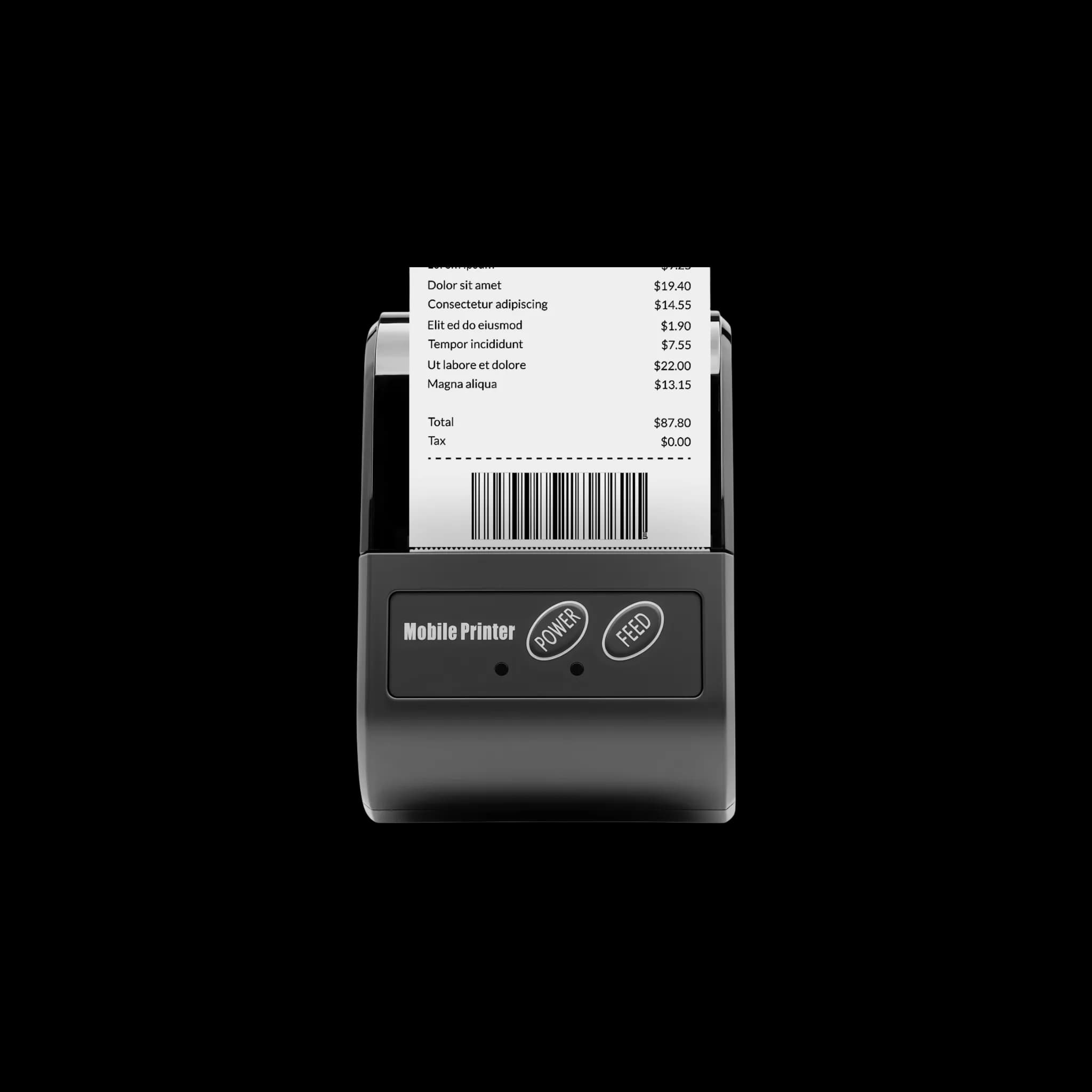 POS printer mobile Rongta RPP02N Bluetooth