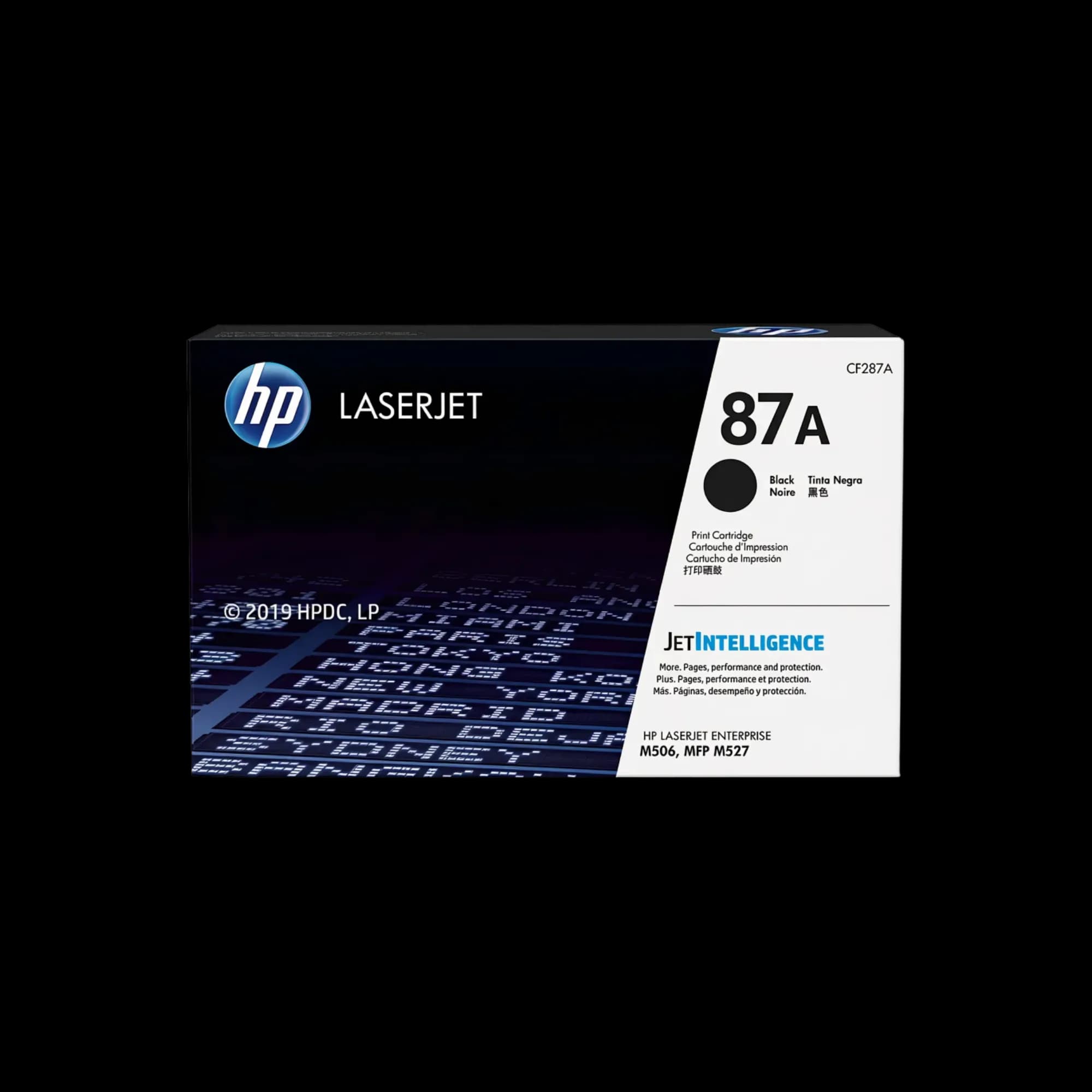 TONER HP CF287A / Canon CRG-041 – Black, ~3,000 pages, LJ Pro M501 series.