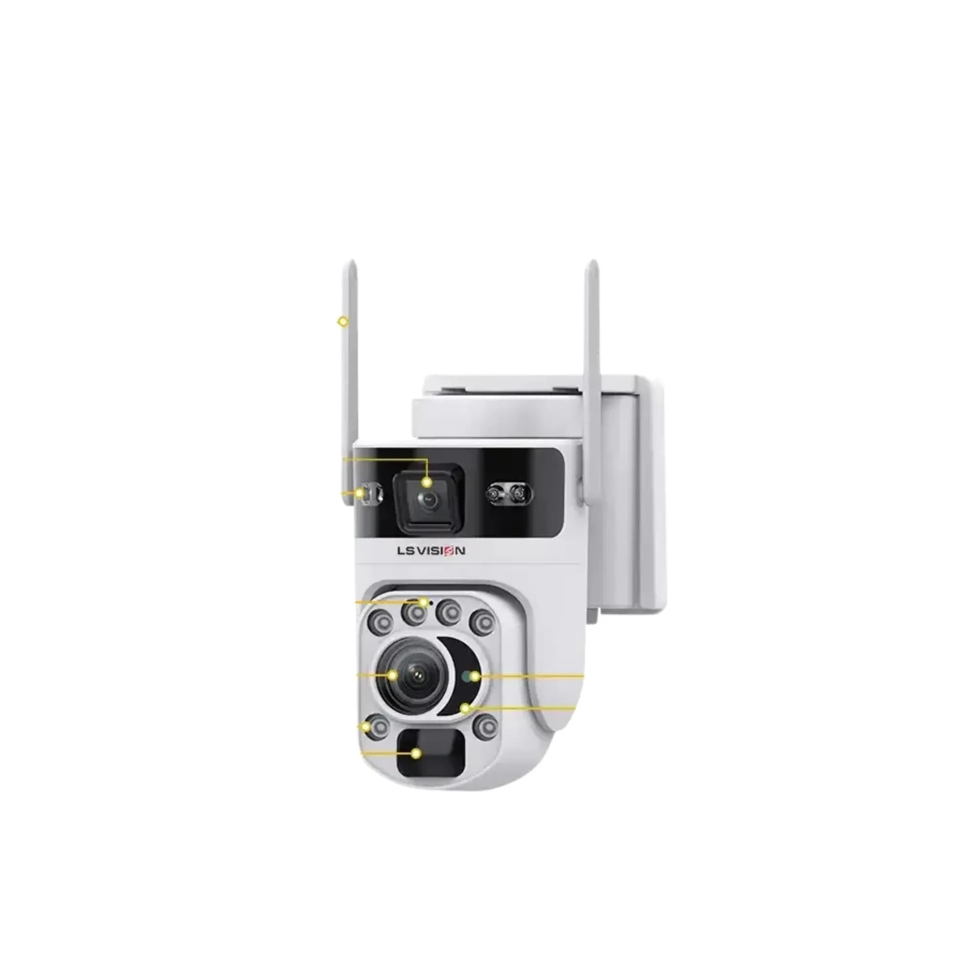 AI SOLAR DUAL VIEW BIG ZPPM CAMERA 4G_CAMERA_6MP 2-ways Audio waterproof