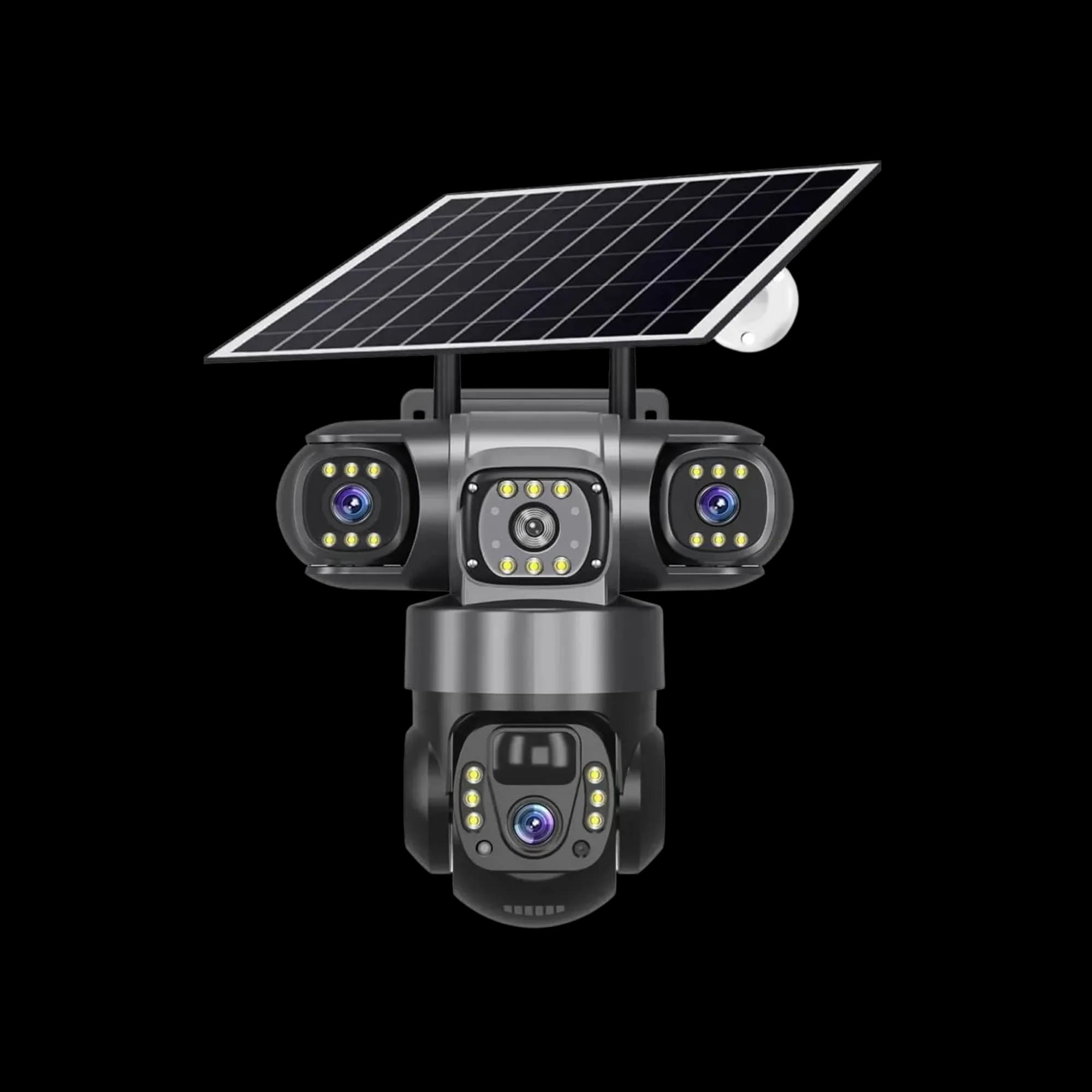 Intelligent Solar Camera V380 4G SIM Card Security Camera.
Solar-powered outdoor wireless security camera with 4G LTE SIM card support,