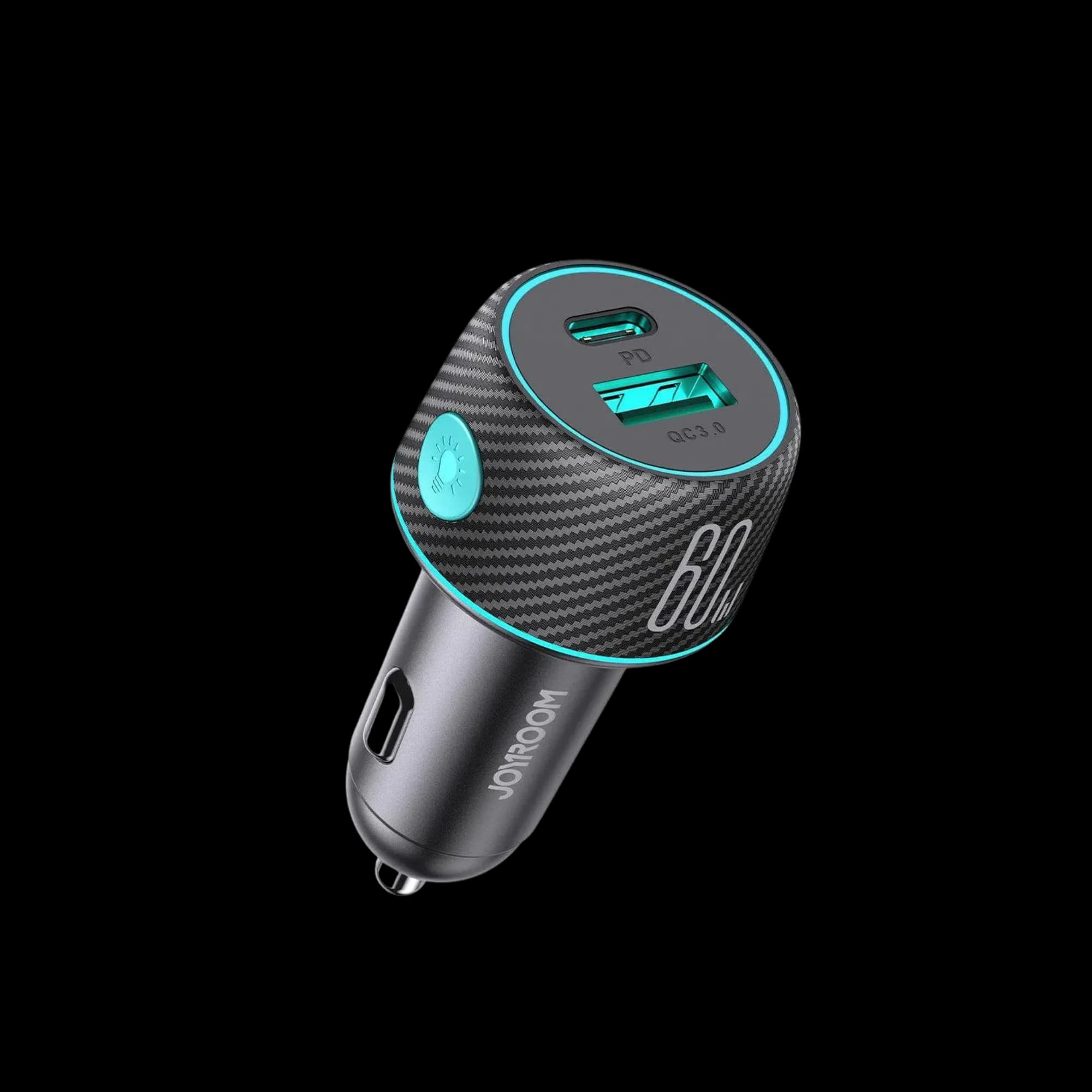 JOYROOM_JR_CCN01 CAR CHARGER WITH LIGHT BUTTON 60W