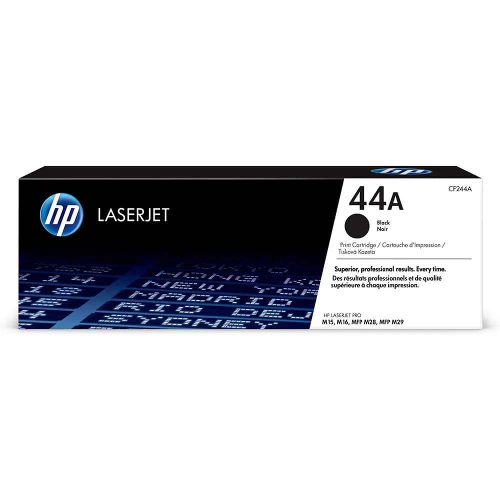 TONER HP CF244A – Black, ~1,200 pages, LJ Pro M118/M148 series.